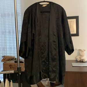 Victoria’s Secret black silky robe